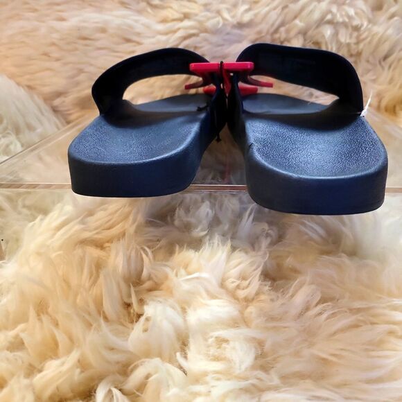 Men's FUBU navy blue authentic, size 8 slides brand new! - Picture 4 of 5